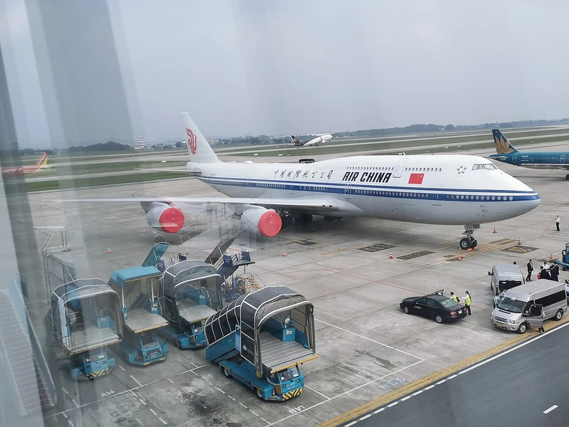Không gian sân bay Nội Bài trong ảnh tư liệu