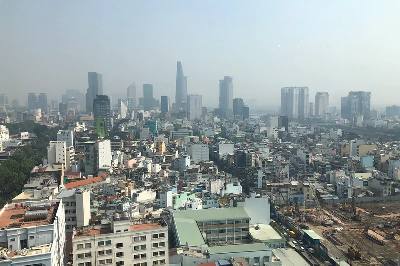 Toàn cảnh trung tâm TP. Hồ Chí Minh và những tòa nhà cao tầng