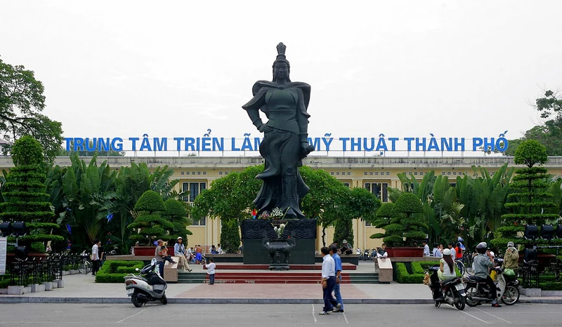 Tượng đài Lê Chân ở Hải Phòng, ảnh minh họa điểm đến công tác