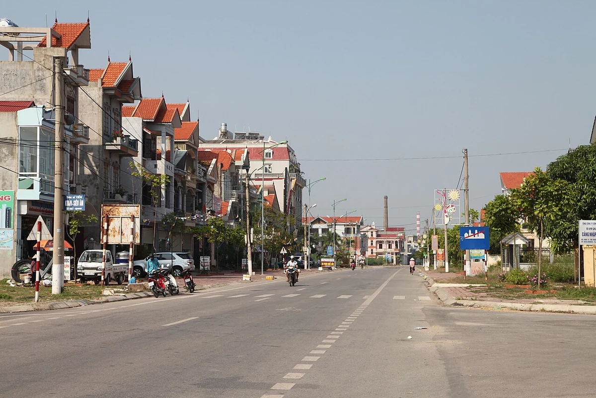 Khung cảnh đô thị Quảng Yên