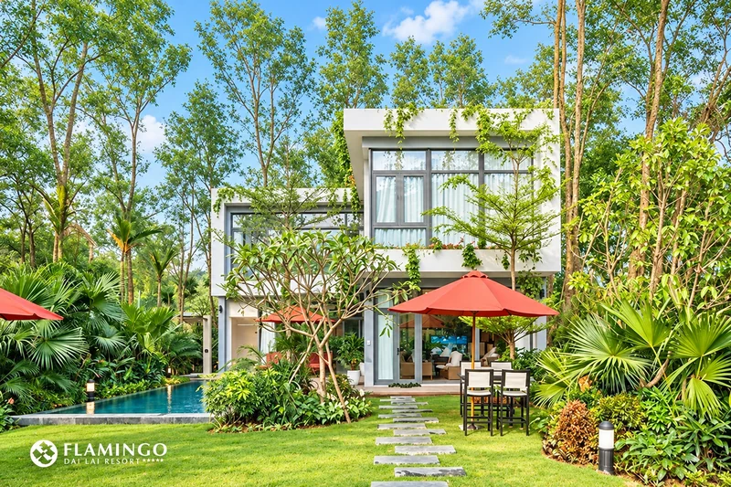 Villa có hồ bơi tại Flamingo Đại Lải