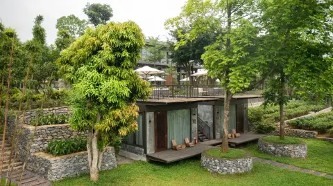 Ảnh tham khảo Làng Quýt Retreat – Bungalow 4 người