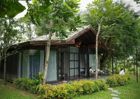 Ảnh tham khảo Làng Quýt Retreat – Container