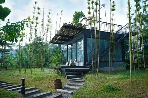 Ảnh tham khảo Làng Quýt Retreat – Căn gốc mít