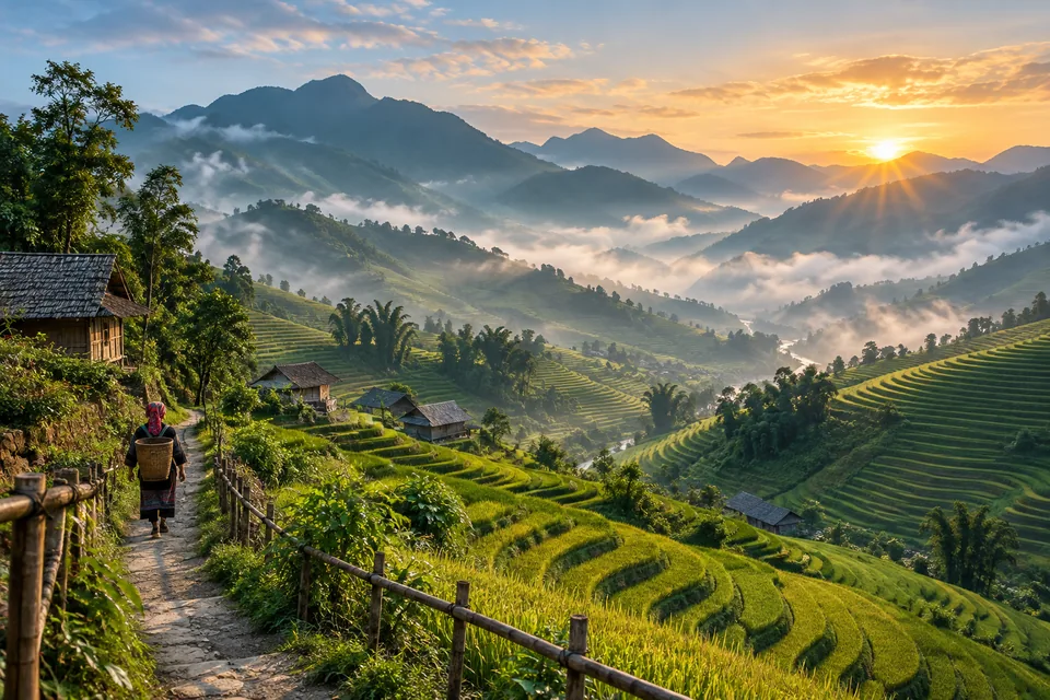 Ảnh minh họa cảnh quan Sa Pa cho trang tour du lịch Ngọc Hà Travel