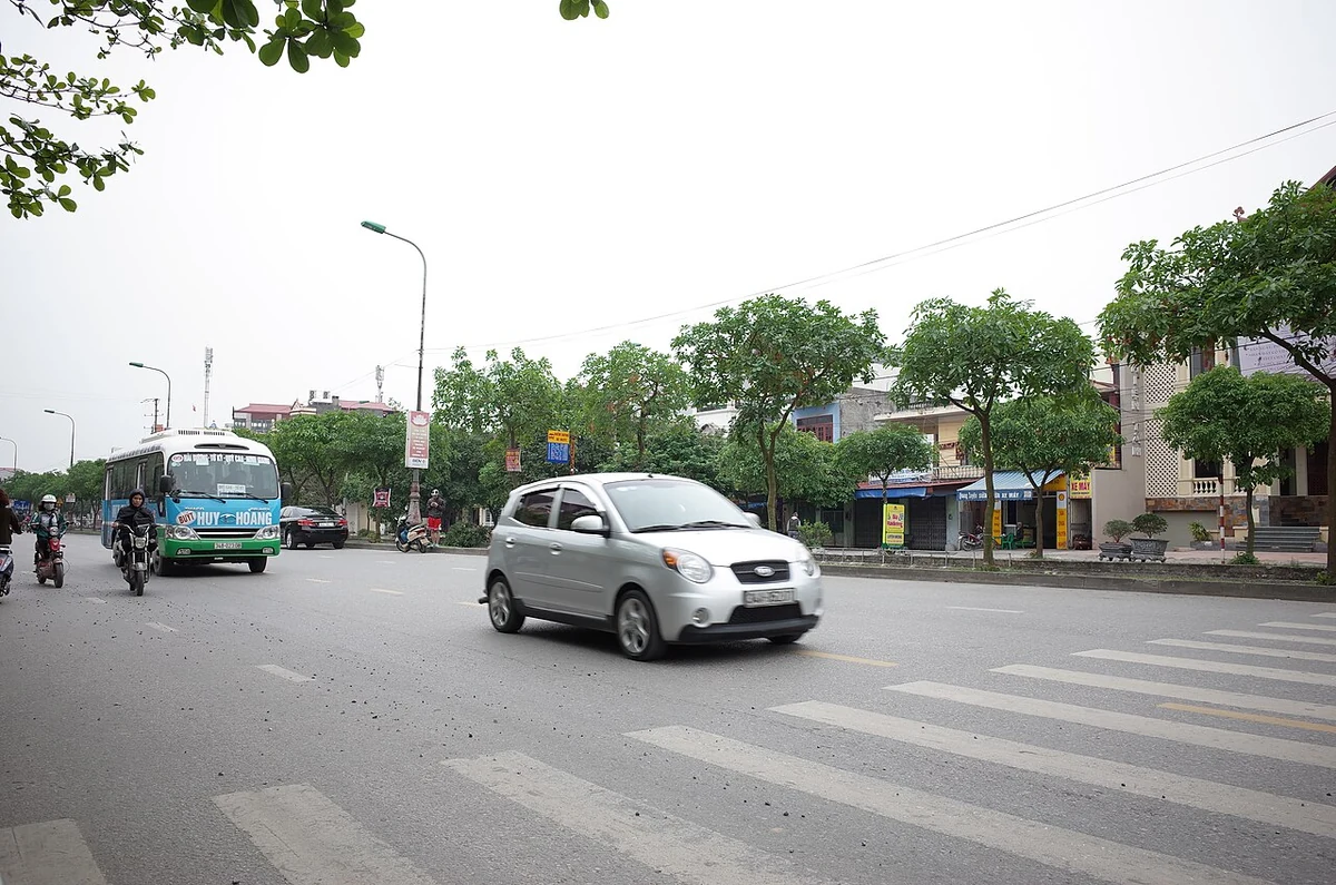 Đường Lê Thanh Nghị ở khu vực Hải Dương
