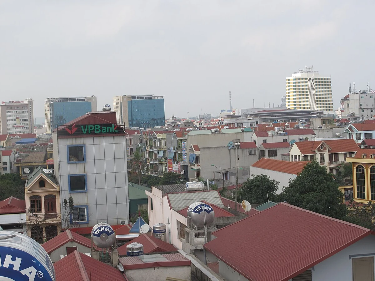 Cảnh đô thị khu vực Bắc Giang