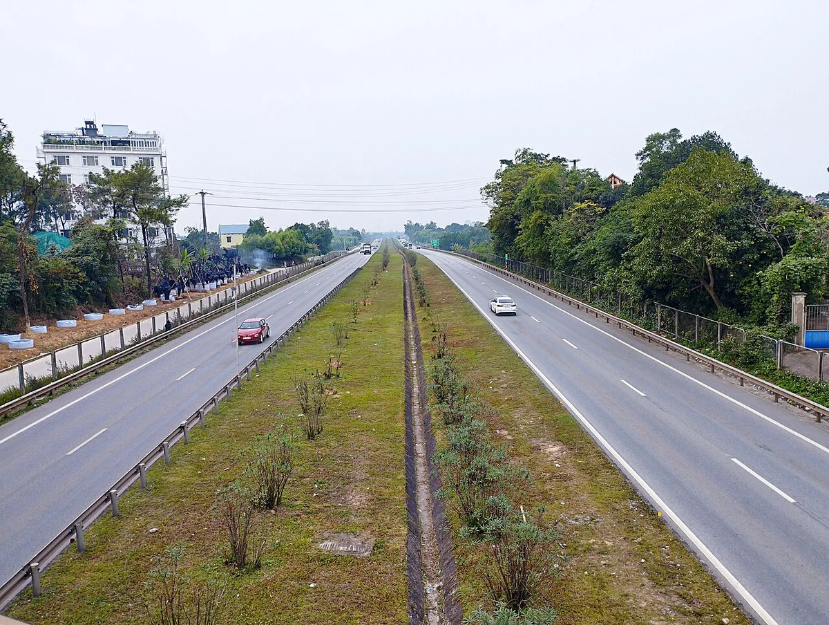 Đường cao tốc Hà Nội – Thái Nguyên tại Điềm Thụy
